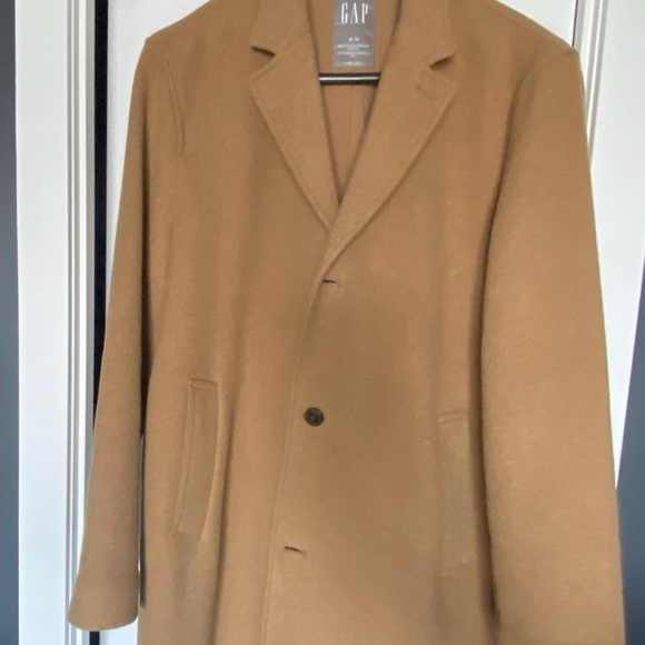 GAP Camel Car Coat. - Picture 2 of 5